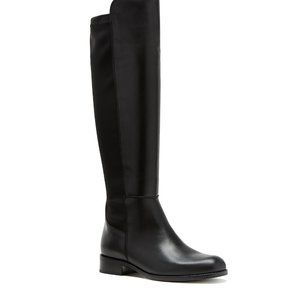 New! LA CANADIENNE Serena Leather Waterproof Riding Boots Black Size 6 DD306